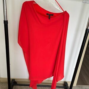 BCBG MAXAZRIA COLD SHOULDER DRESS